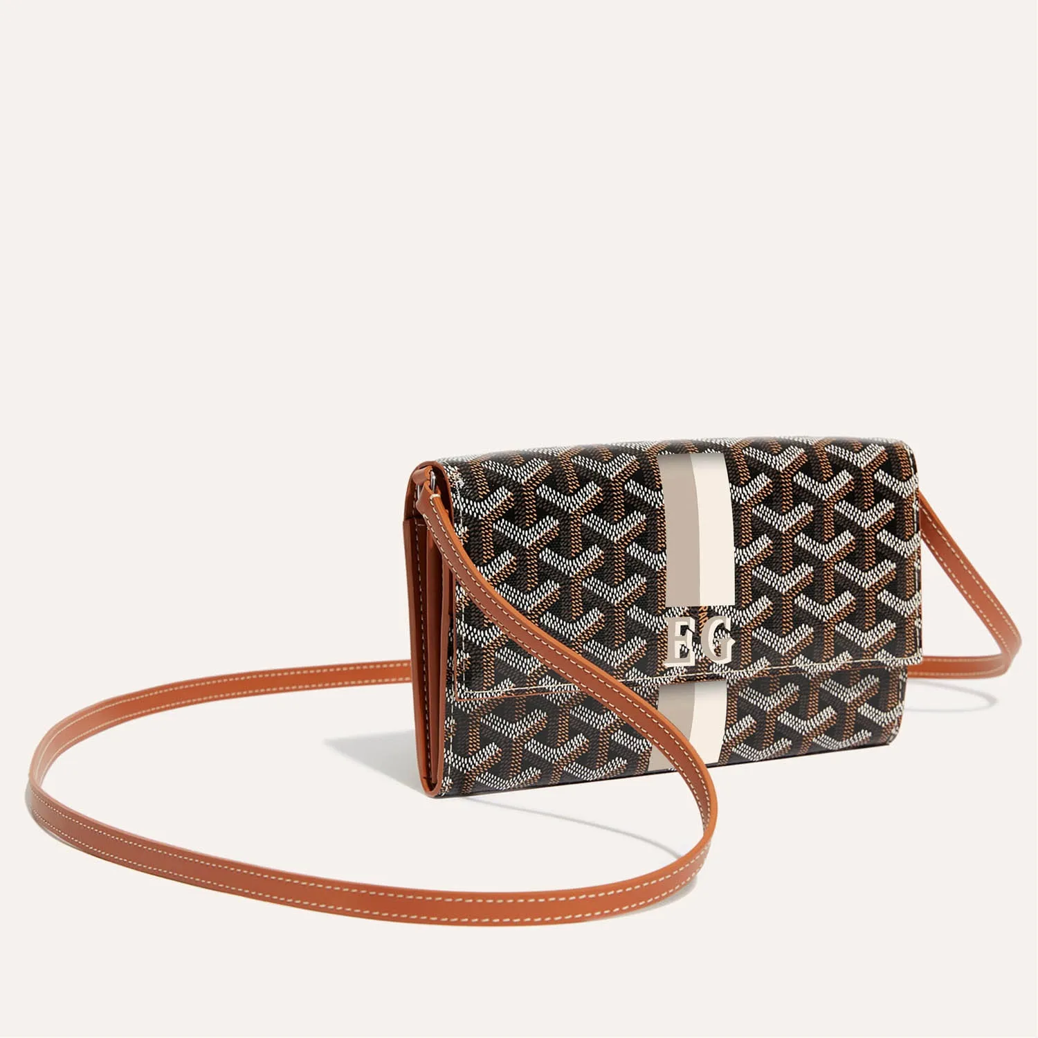 GOYARD Varenne pouch-wallet stripes and initials - Image 2